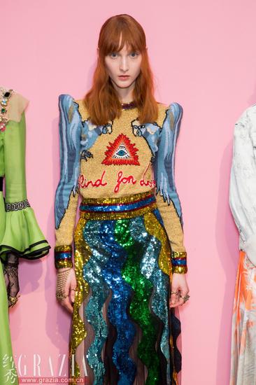 Gucci 2016秋冬秀場后臺(tái)