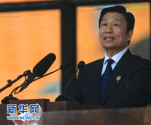 12月10日，國(guó)家副主席李源潮在南非約翰內(nèi)斯堡出席南非政府為前總統(tǒng)曼德拉舉行大型官方追悼活動(dòng)并致辭。