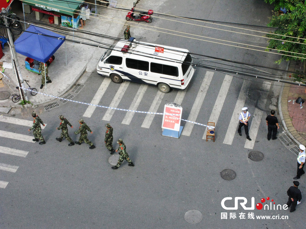 2013年07月10日，廣西壯族自治區(qū)北海市，武警巡邏。圖片來源：飛影/CFP