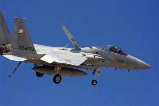 資料圖：日本自衛(wèi)隊(duì)F-15戰(zhàn)斗機(jī)。