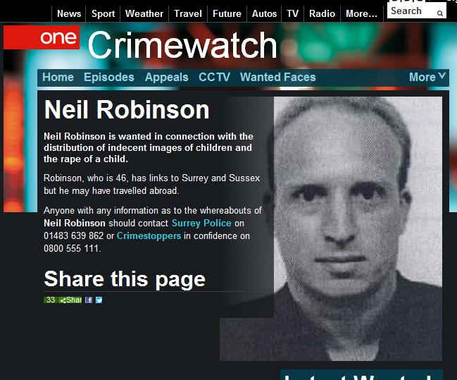 據(jù)英國廣播公司（BBC）網(wǎng)站消息，英國警方正在通緝一名涉嫌傳播淫穢兒童照片和性侵兒童的逃犯，有跡象顯示，他有可能潛伏在中國北京的國際學(xué)校當(dāng)老師。