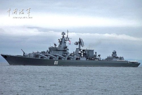 瓦良格號(hào)巡洋艦。