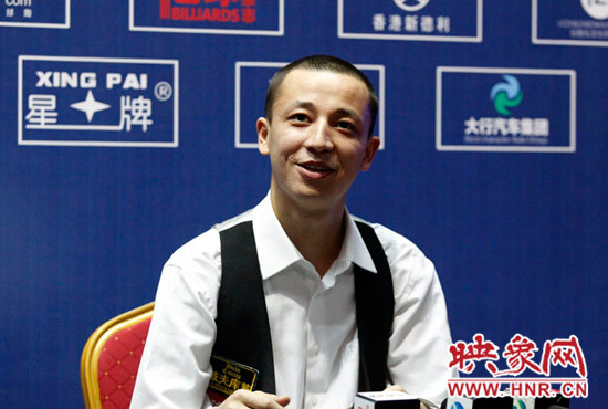 發(fā)布會上，中國業(yè)余選手帕如克很期待下一句的比賽