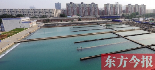 11月8日，鄭州柿園水廠，階梯水價近日成為熱議的話題