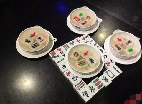 來碗清一色！火鍋店推出創(chuàng)意麻將湯圓