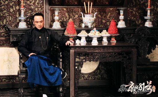 吳鎮(zhèn)宇飾演的霍家大少爺，正為二弟冥婚一事焦頭爛額