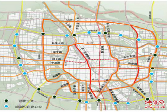 兩環(huán)十七放射景觀廊道建設(shè)。