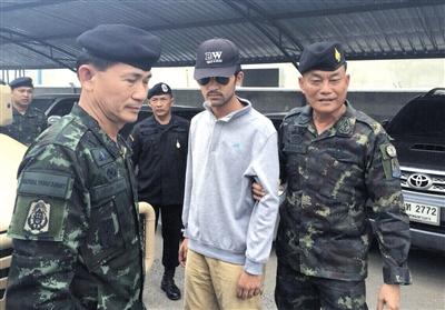 9月1日，泰國警方在泰國與柬埔寨邊境抓獲曼谷爆炸案主要嫌疑犯。圖/CFP