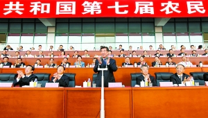月16日，第七屆全國農民運動會開幕式在南陽市體育場隆重舉行