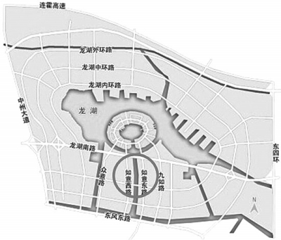 鄭州龍湖區(qū)域6塊商業(yè)用地拍賣遇冷，全部以起始價成交最貴的一塊不過888.09萬/畝，僅為8月龍湖“地