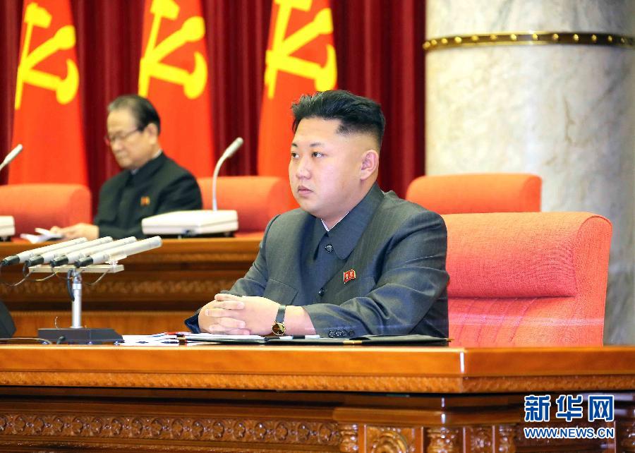 12月8日，在朝鮮平壤，朝鮮勞動(dòng)黨第一書記金正恩出席并指導(dǎo)朝鮮勞動(dòng)黨中央政治局?jǐn)U大會(huì)議。