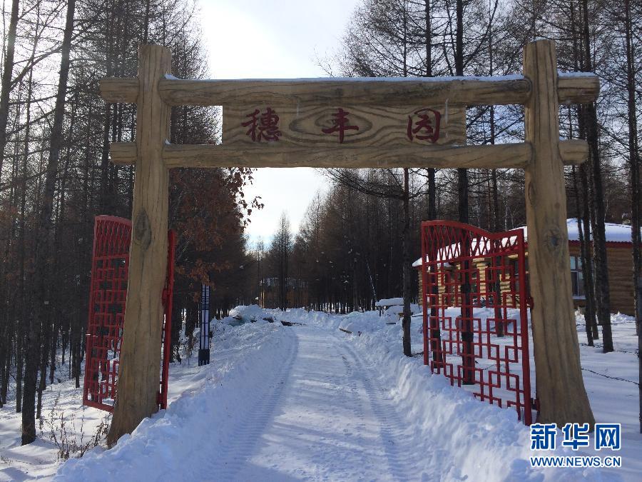 北山一隅的穗豐園（2013年12月8日攝）。新華社記者程子龍攝