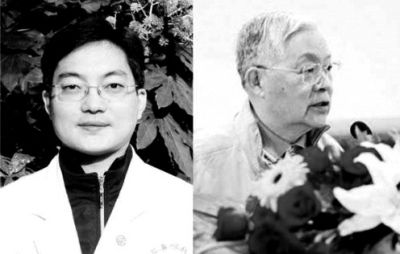 王宇澄(左)曾是王正敏的學(xué)生與親密助手，他認為自己在導(dǎo)師評選院士過程中立下汗馬功勞，卻未獲回報。師徒最終反目。
