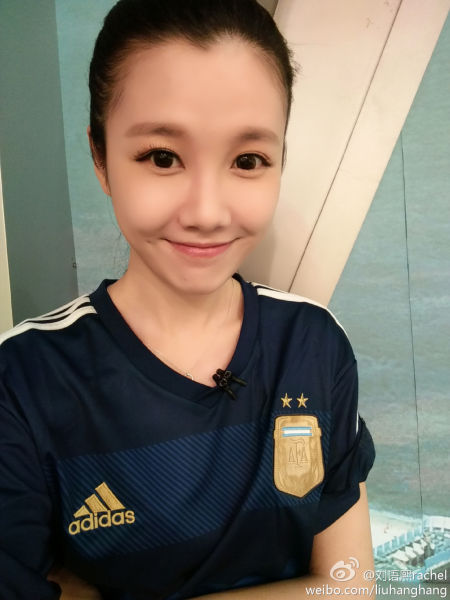 今夜，“烏賊劉”穿上了阿根廷球衣