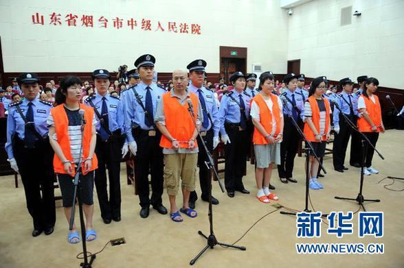 8月21日，被告人張帆、張立冬、呂迎春、張航、張巧聯(lián)到庭。法庭逐一核對(duì)被告人身份。