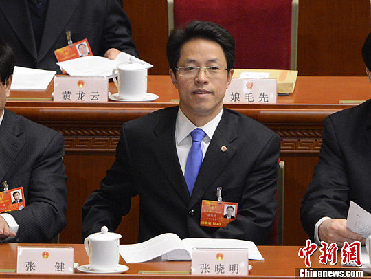 資料圖：香港中聯(lián)辦主任張曉明。中新社發(fā) 廖攀 攝
