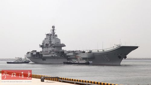 資料圖片：“遼寧艦”出海開展科研試驗(yàn)和訓(xùn)練。新華社發(fā)