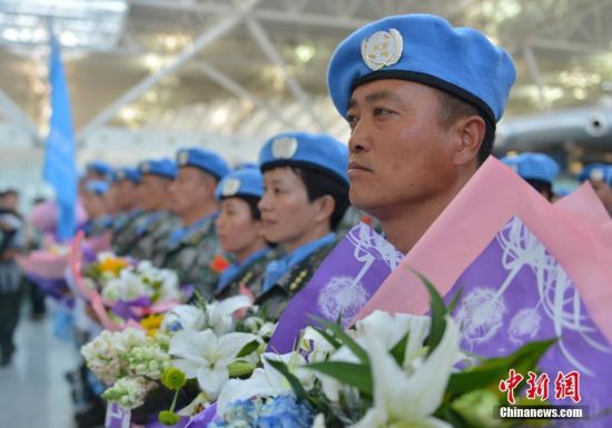 資料圖：維和部隊官兵。