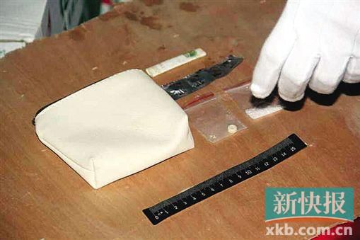 現(xiàn)場(chǎng)繳獲的毒品。
