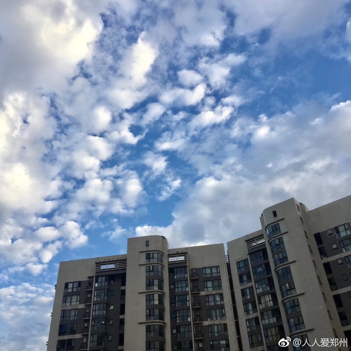 又被鄭州的藍(lán)天刷屏！隨便一拍就是手機(jī)壁紙