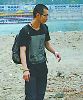 喜歡考古的小楊。受訪者供圖