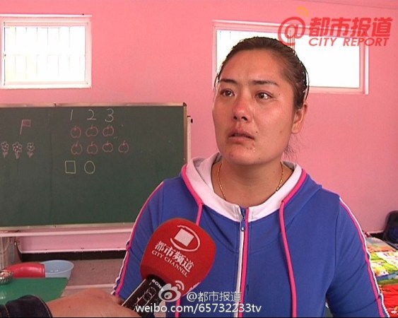 當事老師接受采訪時表示很委屈。