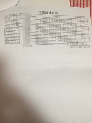 南昌中級人民法院一法官證實(shí)，他從南昌市房管局調(diào)出徐林保及其家人名下的部分房產(chǎn)信息表。