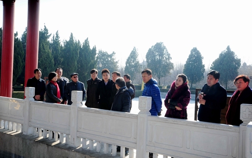 韓國(guó)訪(fǎng)問(wèn)團(tuán)參觀鹿邑縣老子故里感到非常震撼