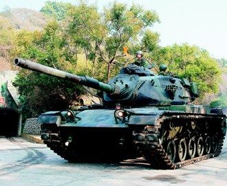 圖為M60A3同型戰(zhàn)車。圖片來源：臺灣媒體